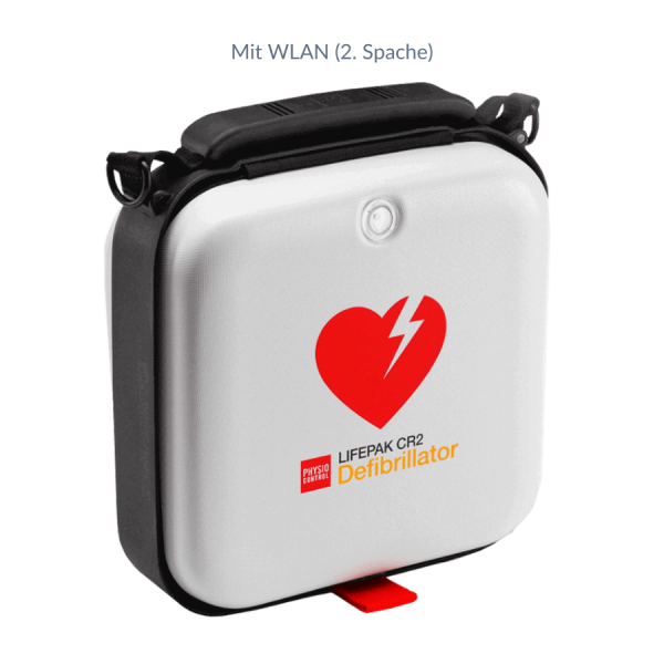 Lifepak CR2 AED Defibrillator WLAN mit Hard-Shell Tasche (2. Sprache)