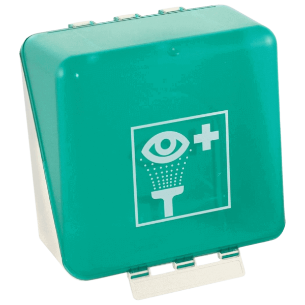 SecuBox zur Aufbewahrung von Augenspülflaschen leer