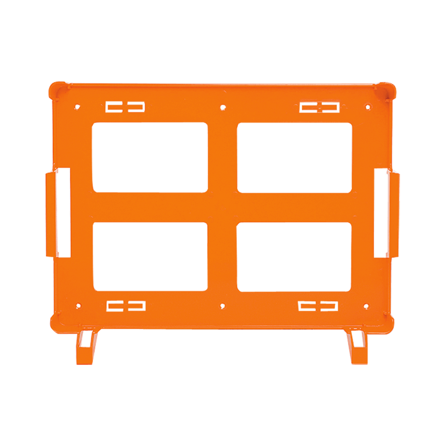 Werotop® Erste Hilfe Koffer 350 mit Wandhalterung und 90°-Arretierung, leer  - mit Inneneinteilung, Orange