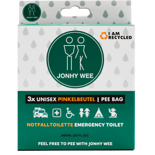 Jonhy Wee Unisex Pinkelbeutel (3 Stk.)