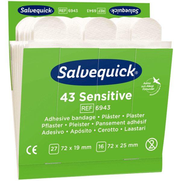 Salvequick Pflasterstrips sensitiv REF6943