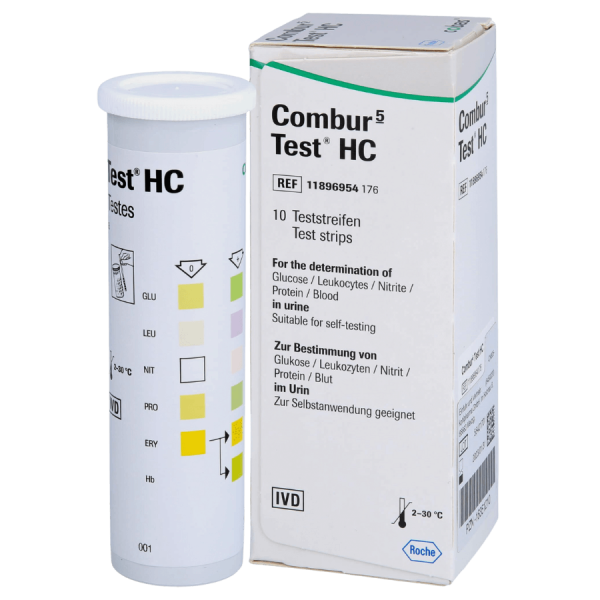 Urinteststreifen Combur 5 Test HC (10 Stk.)