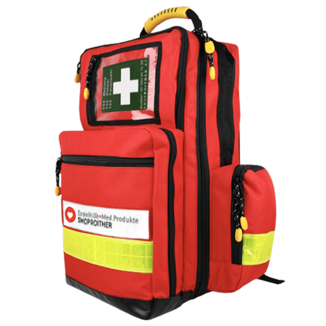 Erste-Hilfe-Rucksack mit Sport-Füllung + DIN