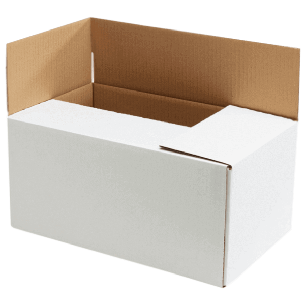 F - Verpackungskarton weiß L 445 x 265 x 210mm