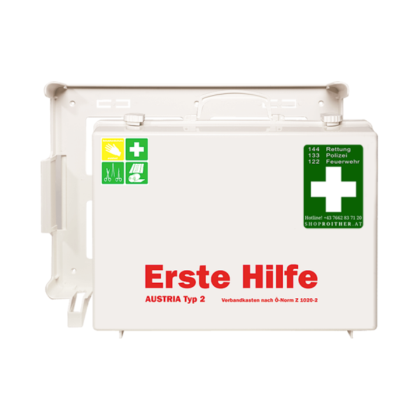 Erste Hilfe Koffer Austria Typ 2 weiß