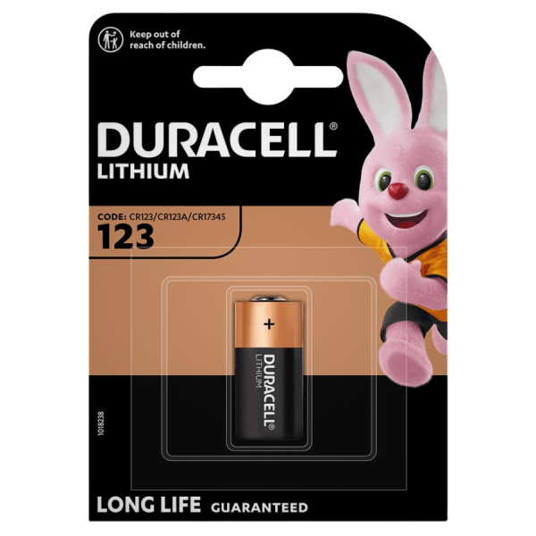 Batterie Duracell CR 123 A (1 Stk.)
