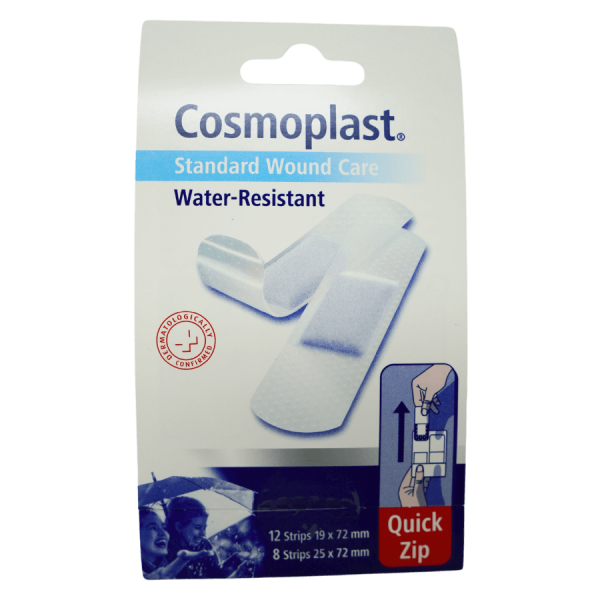 Cosmoplast Quick Zip Strips Water-Resistant (20 Stk.)