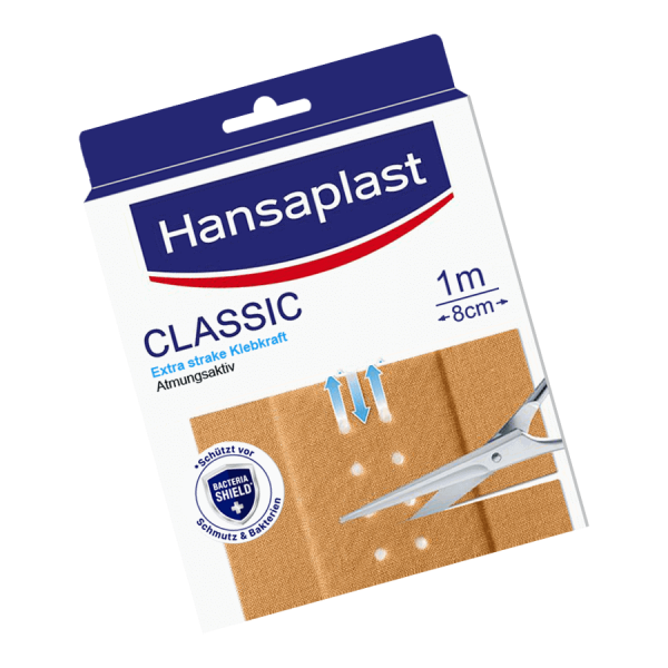 Hansaplast classic 1m x 8cm
